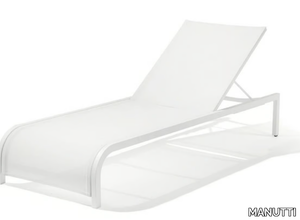 LATONA - Recliner aluminium sun lounger _ MANUTTI