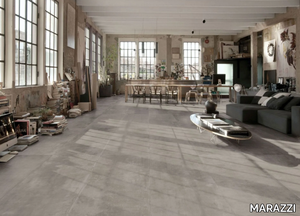 MEMENTO - Porcelain stoneware wall/floor tiles with concrete effect _ MARAZZI