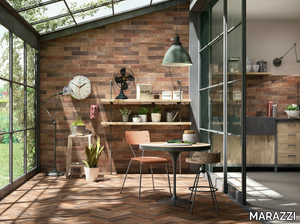 TERRAMIX - Porcelain stoneware wall/floor tiles with brick effect _ MARAZZI