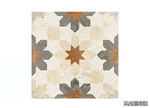 CEMENTINE 4 - Porcelain stoneware wall/floor tiles with encaustic effect _ MARINER