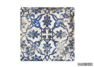 MAIOLICHE 2 BLU - Porcelain stoneware wall/floor tiles with encaustic effect _ MARINER