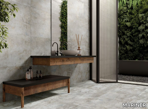 SANCTUARY GREY - Rectified porcelain stoneware wall/floor tiles with concrete effect _ MARINER