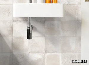 900 BIANCO - Porcelain stoneware wall/floor tiles with concrete effect _ MARINER