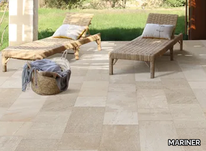 VIA VERDI BEIGE - Porcelain stoneware outdoor floor tiles with stone effect _ MARINER