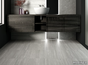 ORIGIN GREY - Porcelain stoneware wall/floor tiles with stone effect _ MARINER