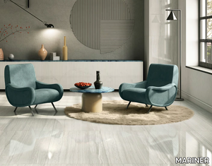 ORIGIN WHITE - Porcelain stoneware wall/floor tiles with stone effect _ MARINER