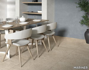 SHELLAMBER - Porcelain stoneware wall/floor tiles with stone effect _ MARINER