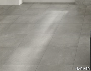 THEATRO GRAPHITE - Porcelain stoneware wall/floor tiles with concrete effect _ MARINER