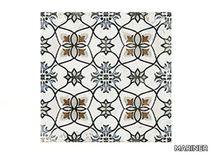 VINTAGE 7 - Porcelain stoneware wall/floor tiles with encaustic effect _ MARINER