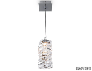 COIL - LED Glass and Stainless Steel pendant lamp _ MAYTONI
