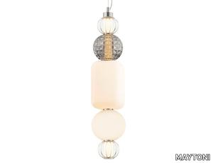 COLLAR L35 - LED blown glass pendant lamp _ MAYTONI