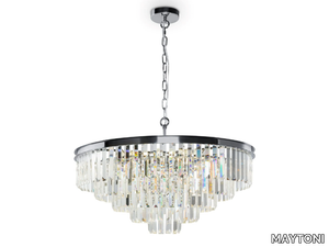 REVERO - Glass chandelier with crystals _ MAYTONI