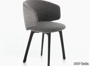 UNIVERSAL COLLECTION - Upholstered fabric chair with armrests _ MDF Italia