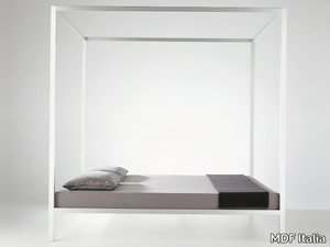 ALUMINIUM BED - Aluminium double bed _ MDF Italia