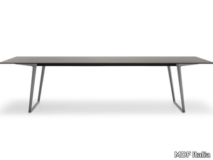 AXY COMFORT - Rectangular stone garden table _ MDF Italia