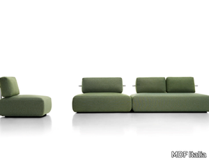 COSY - Modular fabric garden sofa _ MDF Italia