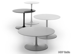 FLOW LOW TABLES - Round coffee table _ MDF Italia