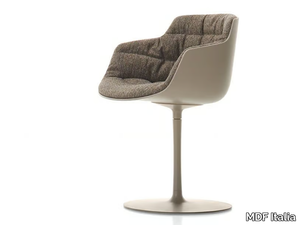 FLOW ARMCHAIR - Swivel upholstered chair _ MDF Italia