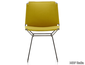 NEIL TEXTILE - Sled base fabric chair _ MDF Italia