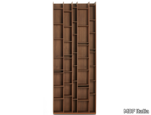 RANDOM WOOD - Modular wood fibre bookcase _ MDF Italia