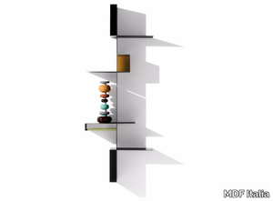 RANDOMISSIMO - Sectional floating plate bookcase _ MDF Italia