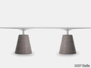 ROCK TABLE - Oval table _ MDF Italia