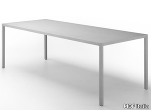 TENSE MATERIAL - Rectangular stone table _ MDF Italia