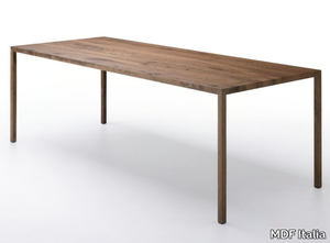 TENSE MATERIAL - Rectangular oak table _ MDF Italia