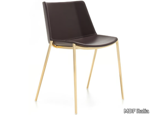 AÏKU SOFT - Leather chair _ MDF Italia