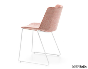 AÏKU SOFT - Sled base fabric chair _ MDF Italia