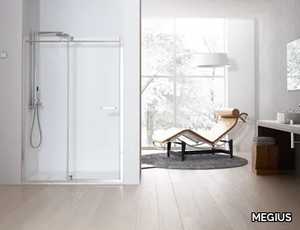 SOLODOCCIA® PB1 - Niche shower cabin with hinged door _ MEGIUS