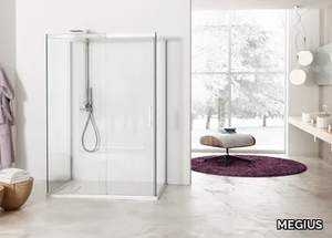 SOLODOCCIA SLIDING A1S - 2 places shower cabin with sliding door _ MEGIUS