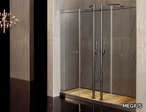 FILODOCCIA - 2 places niche glass shower cabin _ MEGIUS