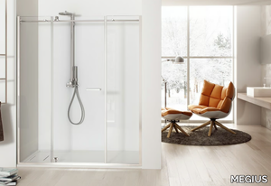 SOLODOCCIA PIVOT PB2 - Niche shower cabin with hinged door _ MEGIUS