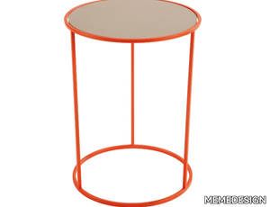 COSTANCE - Round metal bistro side table _ MEMEDESIGN