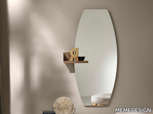 CACTUS BOTTE - Wall-mounted mirror with shelf _ MEMEDESIGN