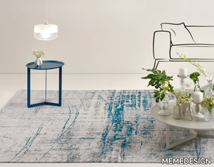 RAGGIO DI LUNA - Patterned rectangular fabric rug _ MEMEDESIGN