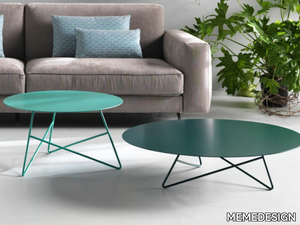 ERMIONE - Round metal coffee table _ MEMEDESIGN