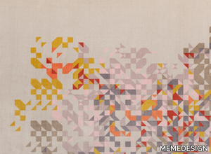 PROFUMO DI LAVANDA - Rectangular velvet rug with geometric shapes _ MEMEDESIGN