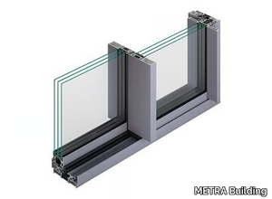 NC-S 120 STH SLIM - Aluminium thermal break window _ METRA Building