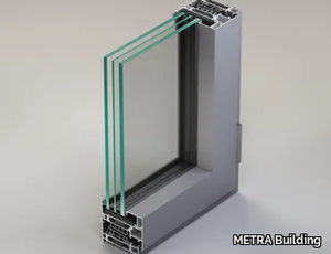 NC 90 HES (High Energy Saving) - Aluminium casement window _ METRA Building