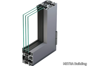 NC 65 HES - Aluminium casement window _ METRA Building