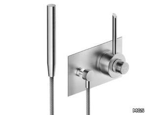 CB407 - Stainless steel shower mixer with hand shower _ MGS