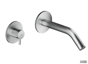 MB511 - 2 hole wall-mounted stainless steel bathtub mixer _ MGS