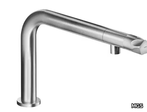 PE237 - Countertop stainless steel washbasin mixer _ MGS