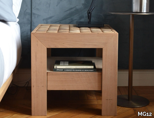 SOFIA - Solid wood bedside table with drawers _ MG12