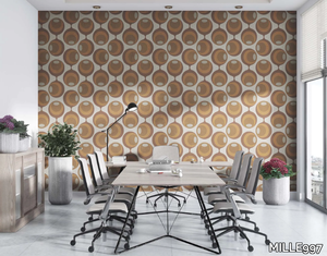 70S - Geometric panoramic wallpaper _ MILLE997