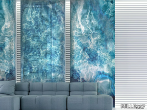 ELECTRIC OCEAN - Glass Decorative panel _ MILLE997