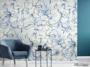 AGATEA - Sound absorbing wallpaper with floral pattern _ MILLE997