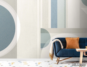 INTRECCIO - Striped geometric wallpaper _ MILLE997